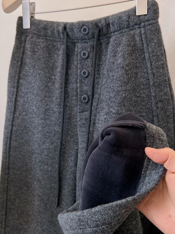 ディープアイ Fce-ライン ワイドレッグ カメレパンツ レディース 秋冬 カジュアル ストレートカットパンツ l ウエストゴム