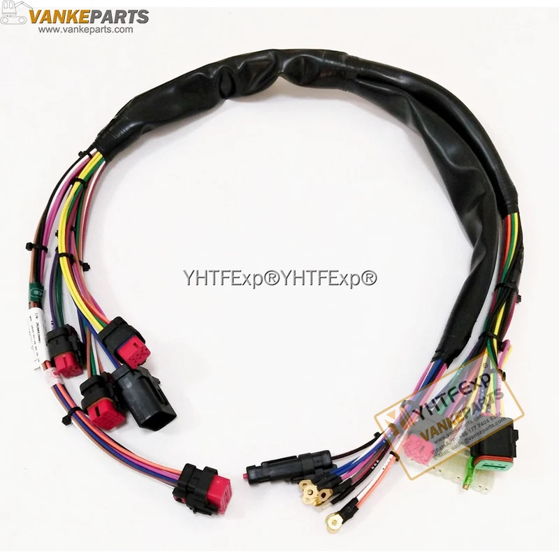 Vankeparts Excavator 345C Right Operation Platform  Wiring Harness High Quality Part No.: 251-0581