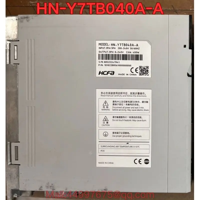 Second-hand HN-Y7TB040A-A servo drive function test is normal Latest prices for August 2026