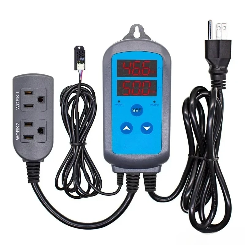 Humidifier Dehumidifier  Thermometer Aquariums IHC-200 Digital Dural Stage Humidity Controller