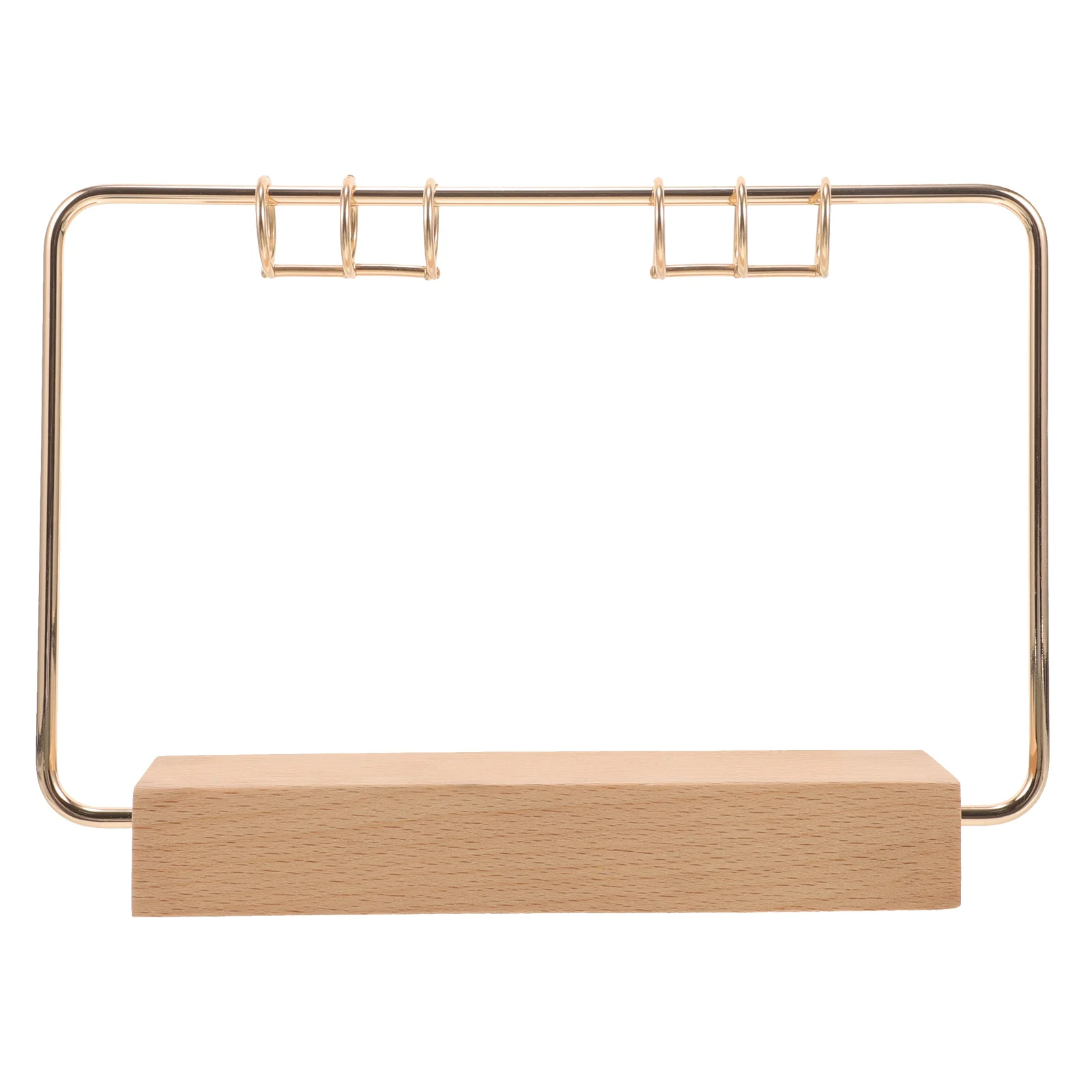 

Настольный календарь из массива дерева, офисные аксессуары, держатель для домашнего декора, нержавеющая сталь