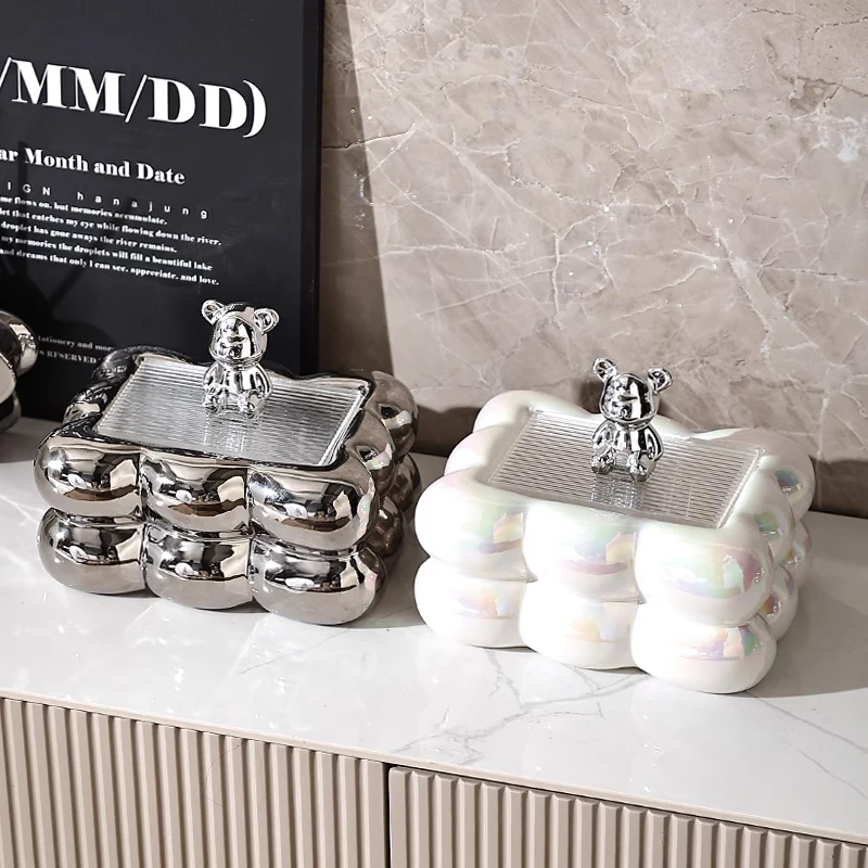 

Creative New Ceramic High-end Exquisite Decorative Storage Box High-end Jewelry Box Storage Box Home Decoration Accessories