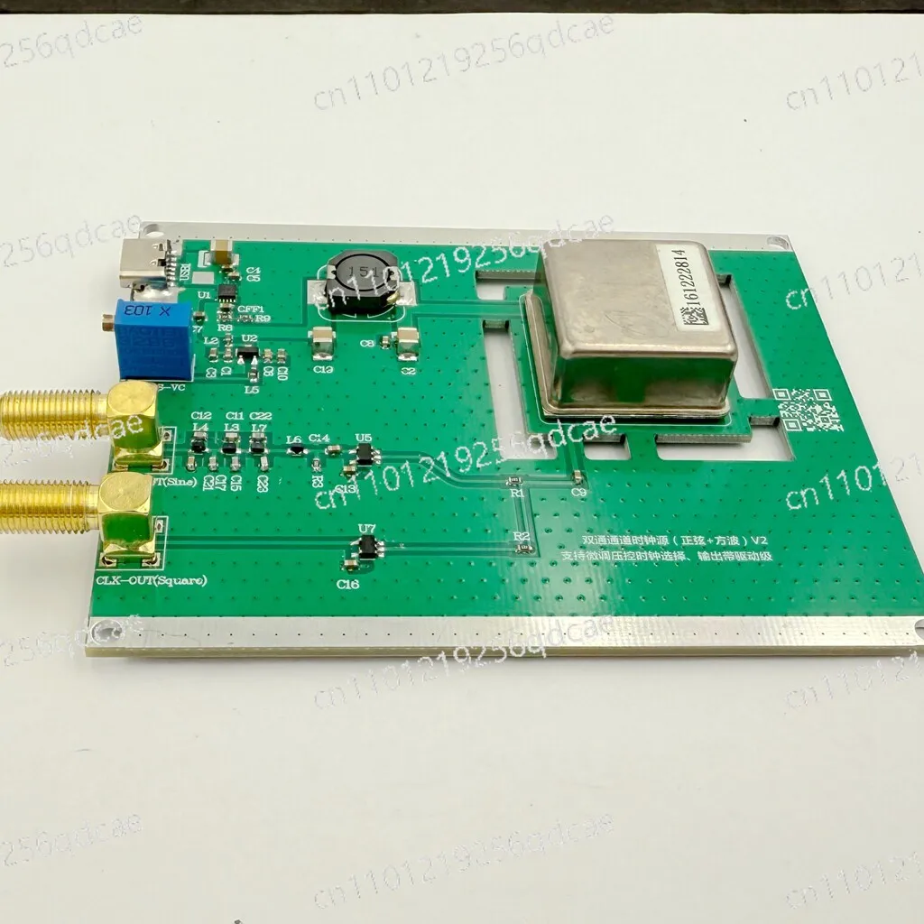 10M OCXO board, constant temperature crystal oscillator, 10MHz, good stability, sine wave output, low pass