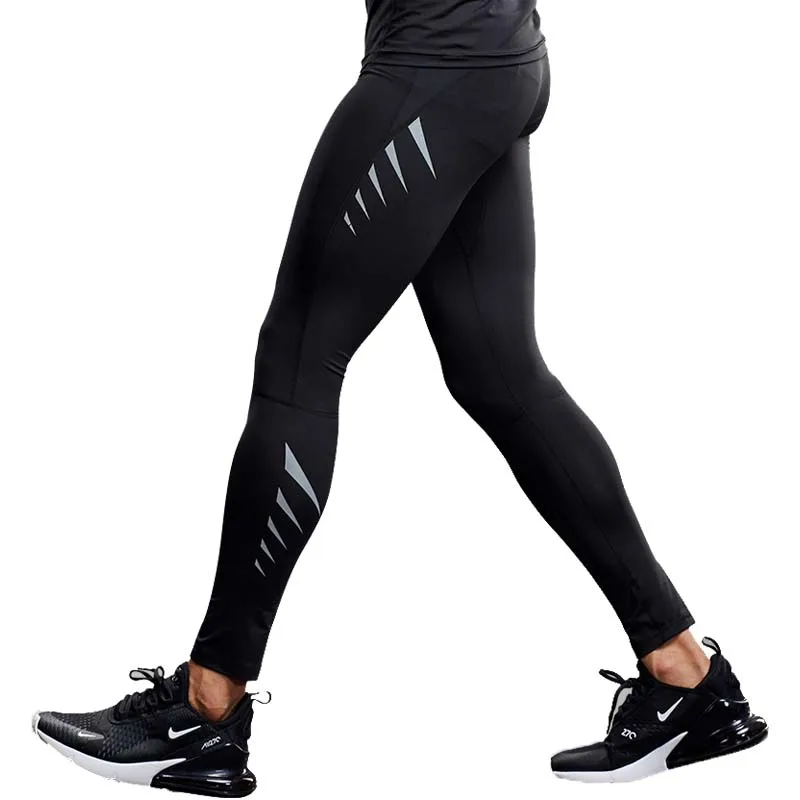 

Брюки для бега, мужские компрессионные узкие леггинсы, спортивные базовые брюки для фитнеса, быстросохнущие брюки для бега, тренировок, йоги