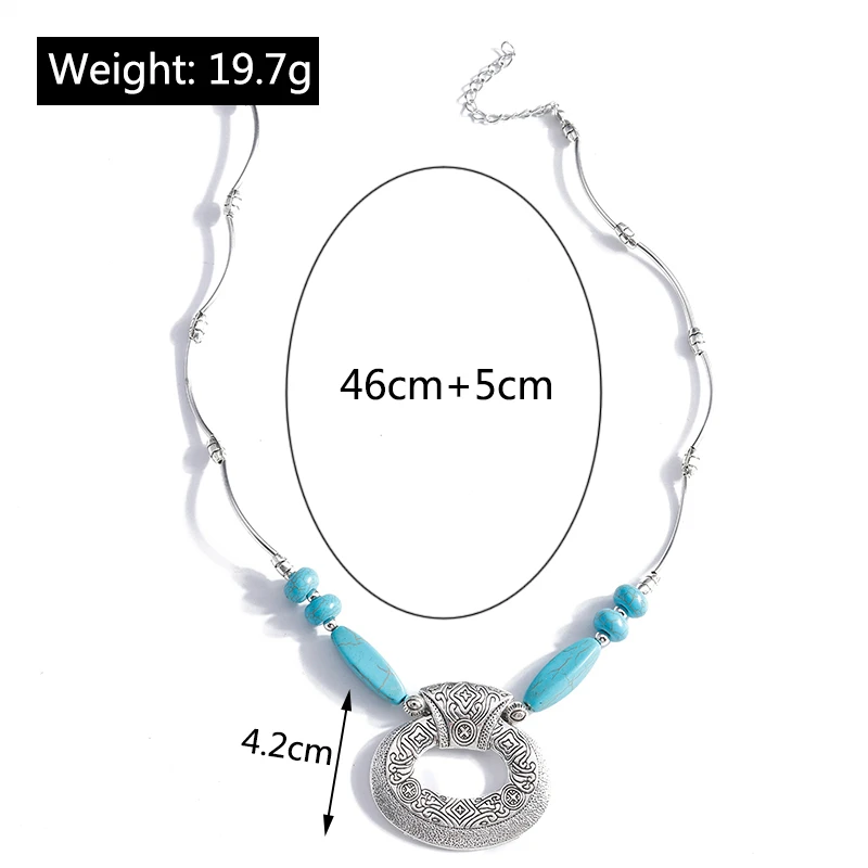 Bohemische Schmetterlings-Halskette für Damen, Ethnische Legierung, Herzanhänger-Halskette, Mädchen-Party-Festival-Schmuck, Geschenke – Detail 8