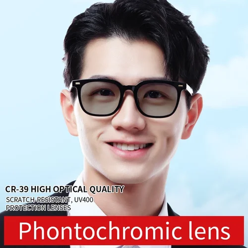 Imagen 2 del producto Gafas de Lectura Progresivas Multifocales Fotocromáticas para Hombre, Gafas de Sol para Exteriores, Montura Ultraligera Tr90, Gafas para Presbicia