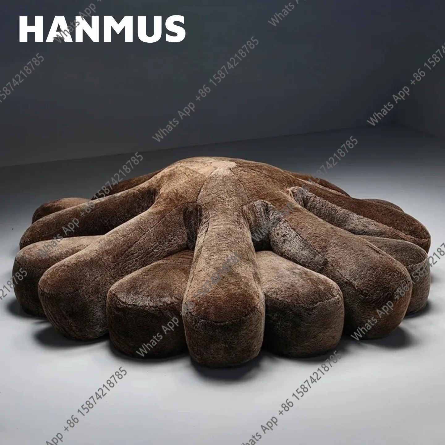 Nordic medieval retro design special-shaped niche module combination multi-form octopus cloth sofa