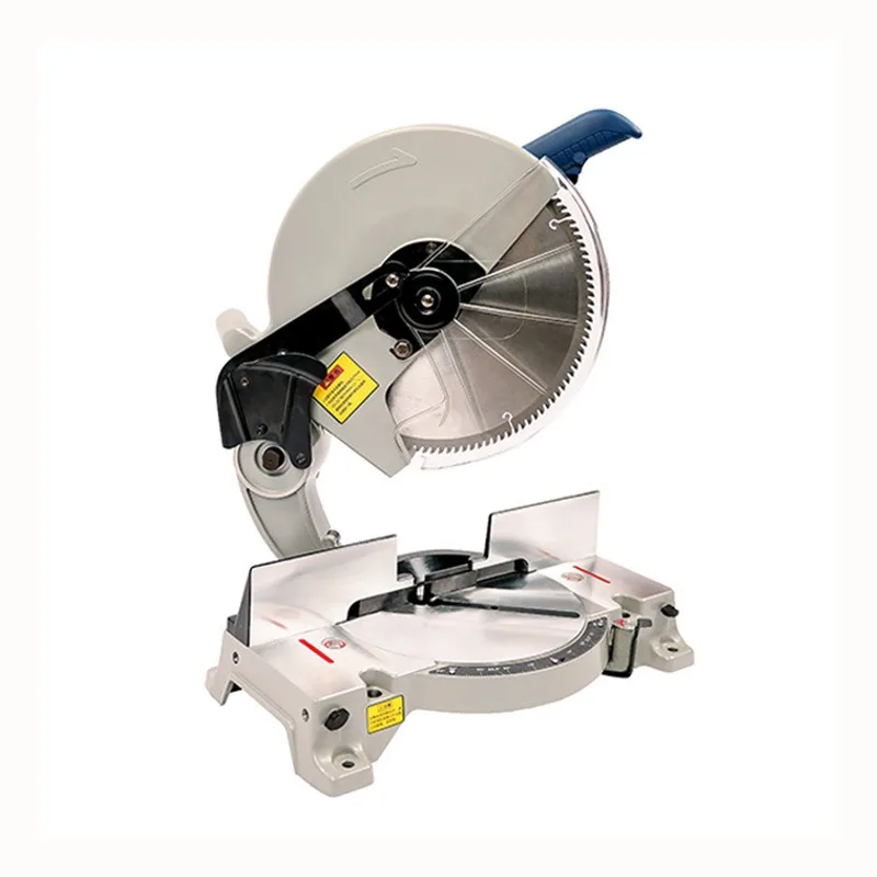 Industrial Heavy Sliding Miter Saw 10 Inch 255mm With Rail Guide Multifunction Aluminum Wood Cutter 45 Degree Bevel Cut
