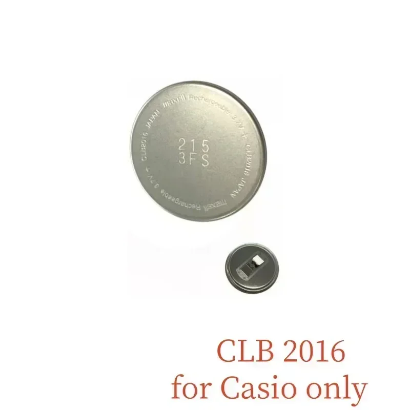 1pcs/lot CLB2032 CLB3032 CLB2016 ML2016 CLB937 solar charging battery 3.7V for Casio GPW-1000 Citizen SEIKO Watch button battery