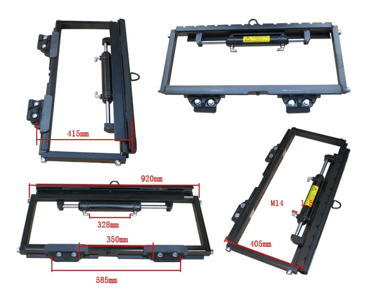 Hot Sale Forklift Attachment CYQ-LZY1.5T-920 Side Shifter Assy for Nichiyu FB15P-72C