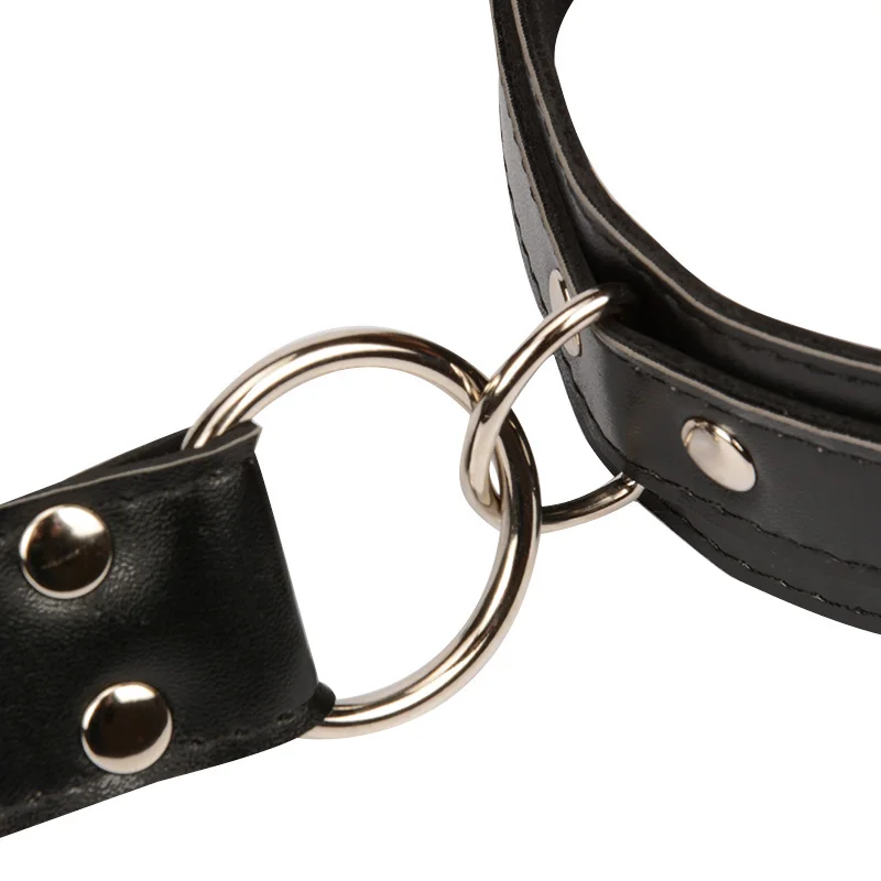 Women Sexy Lingerie Leather Bondage Restraints Slave Neck Collar To Handcuffs Fetish Bdsm Adult Sex Toys for Couple Game Bdsm view 5