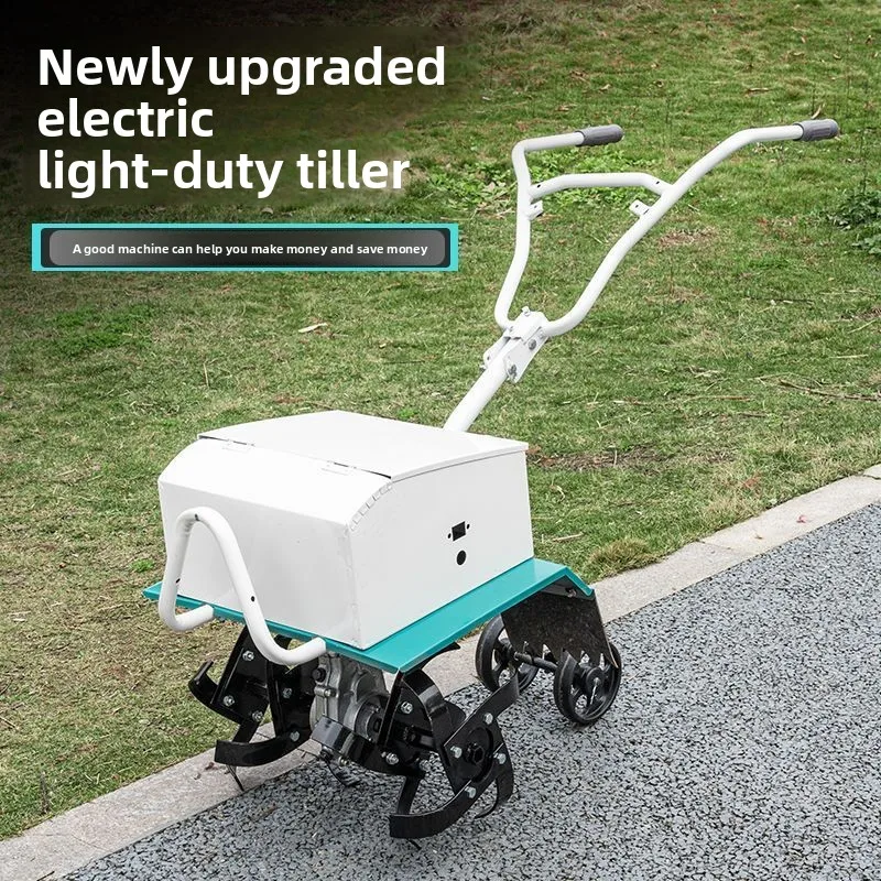 Electric scarifier micro tiller machine translation small plowing machine household plowing