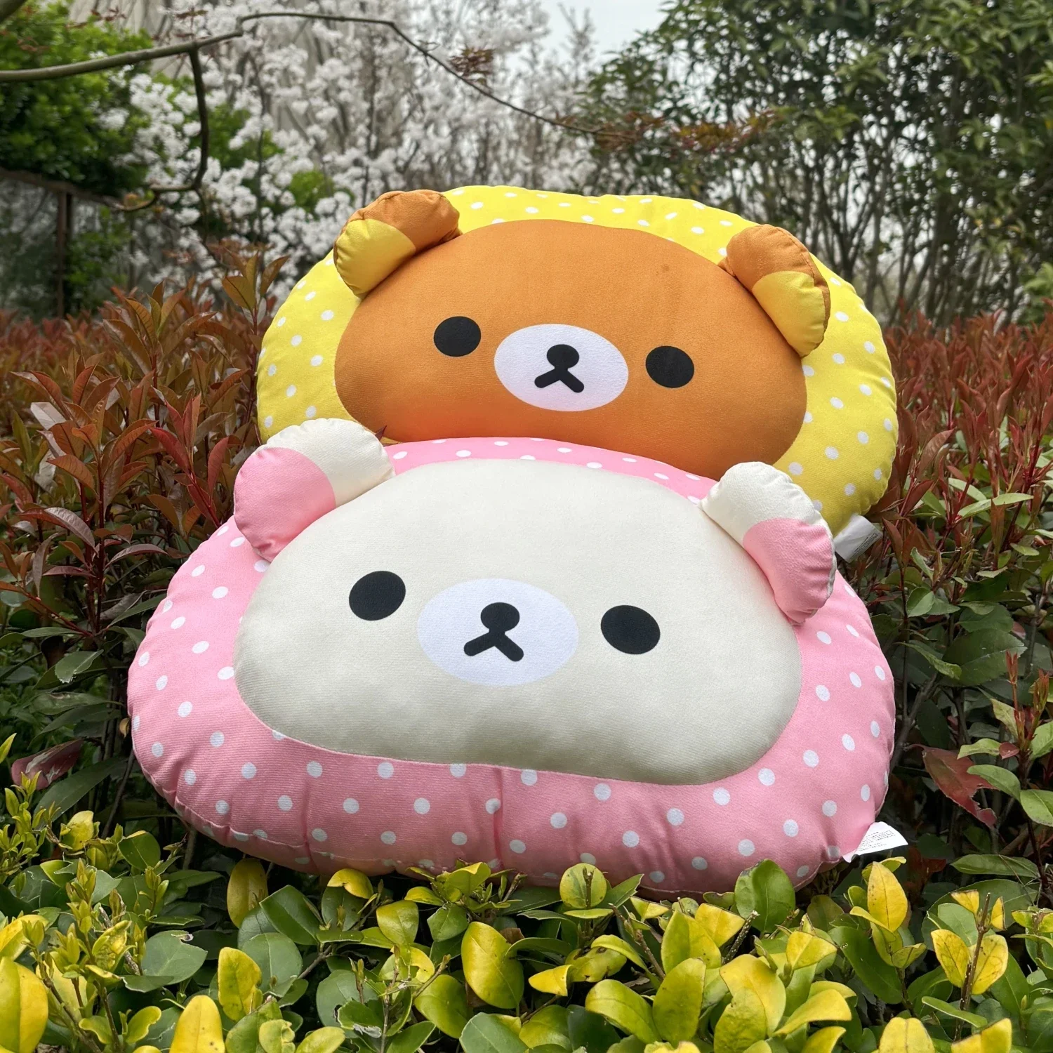 

Rilakkuma плюшевая игрушка, мягкая подушка с коричневым медведем, мультяшная подушка для спины, приятные плюшевые игрушки, украшение для детской комнаты, подарки для девочек Peluche