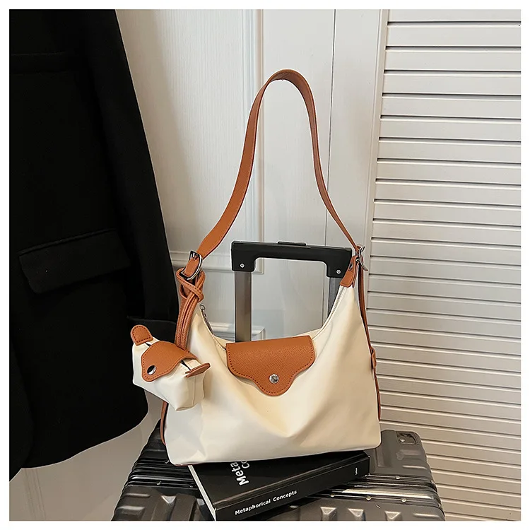 

Многофункциональная женская сумка через плечо 2025, легкая нейлоновая бродяга, просторная мини-кошелек с внутренним карманом для путешествий и поездок на работу