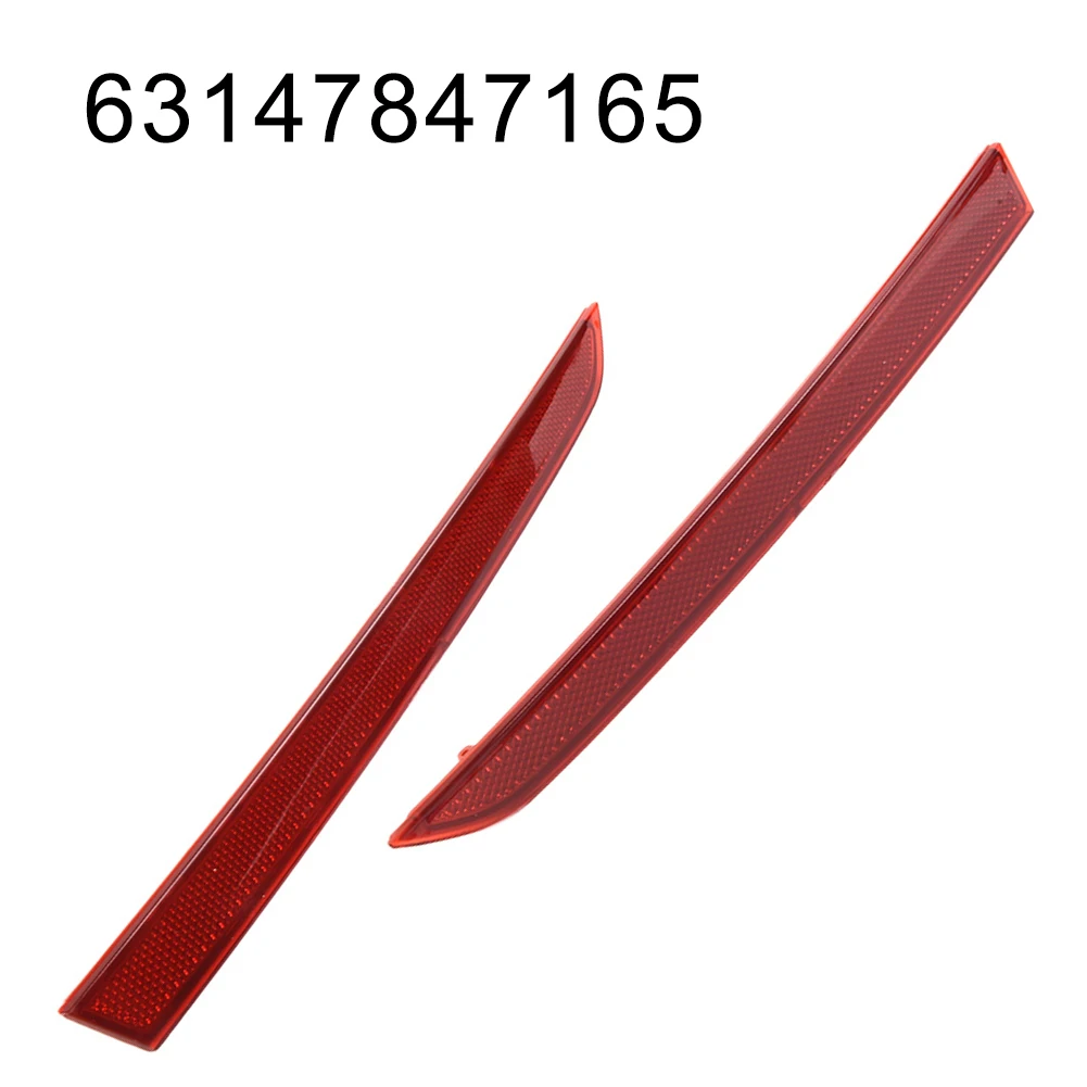 

Set of Two Rear Bumper Reflector Lamps for BMW 3 Series F30 F31 M Sport Sedan and Touring 2012 2017 with M Aerodynamics Bumper