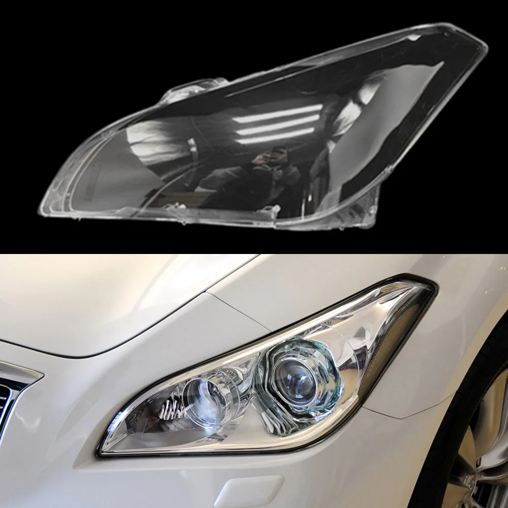 

Headlight Cover Lens Transparent Lamp Shell Plexiglass Replace Original Lampshade For Infiniti M Series M25 M35 M37 2011 2012