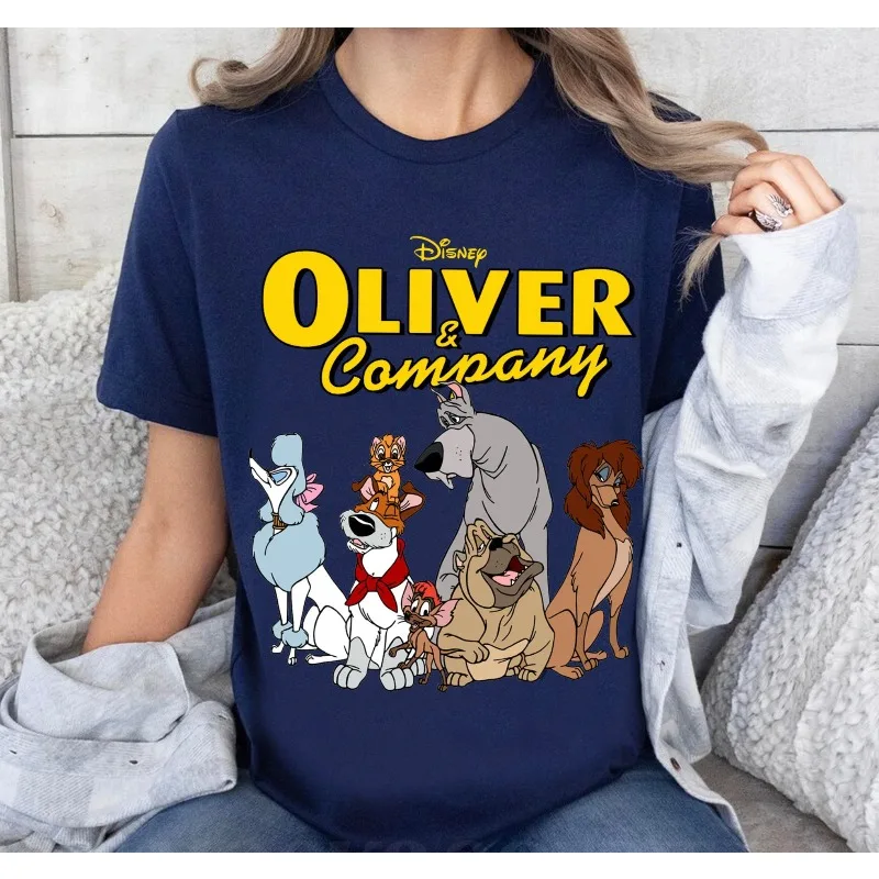 قميص مجموعة قميص Disney Oliver and Company، قميص عطلة ديزني، قميص ديزني المتطابق للعائلة، ملابس رحلة ديزني لاند