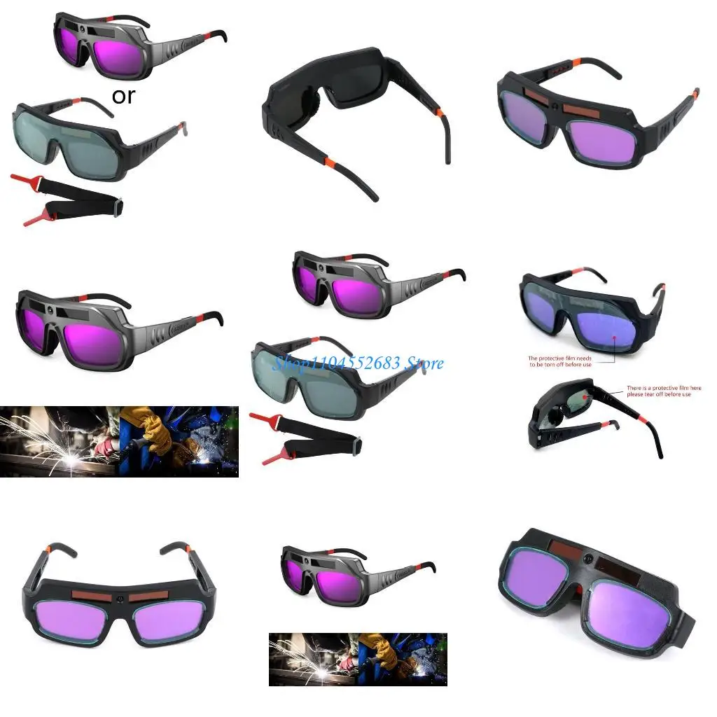 

Y6GD Ergonomic Auto Darkening Welding Goggles Strong & Shockproof Welder Helmets