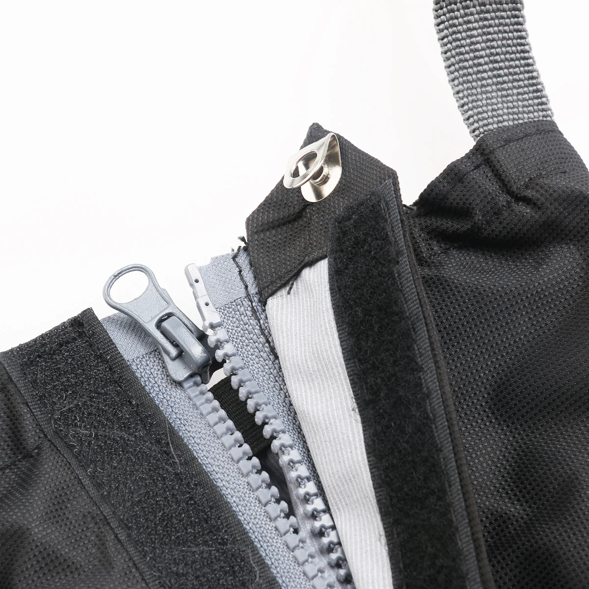 

Waterproof Snow Gaiters One Size Black Outdoor Skiing Climbing Hiking Boot Covers 42cm Length 48cm Calf Adjustable Elastic Band