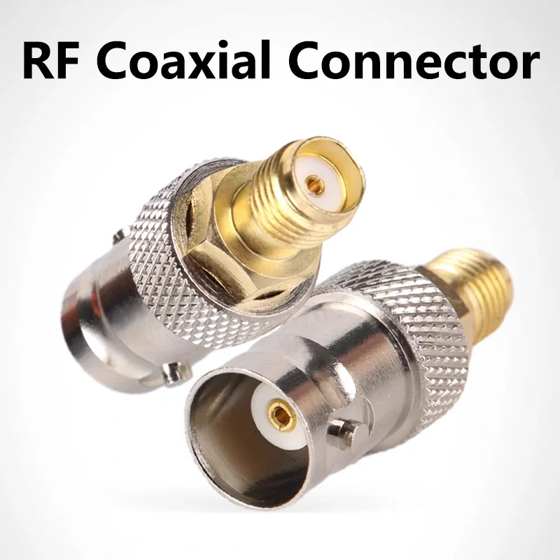 

5/20PCS Connector SMA Female Jack to BNC Female Jack Adapter RF Coaxial cable Converter Straight New For Wireless LAN Devices