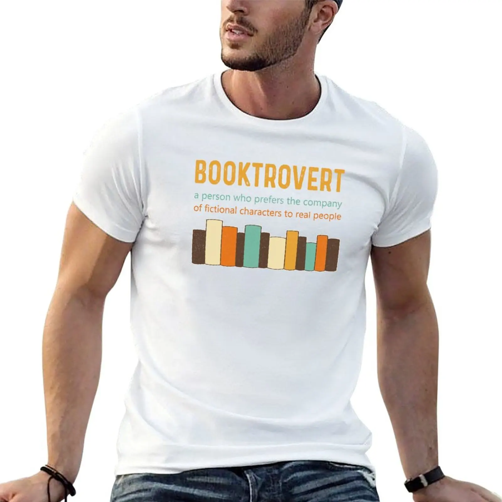 

Booktrovert 1 T-Shirt t shirts for man cotton soft cotton t shirt man t shirts for man graphic funny T-shirt