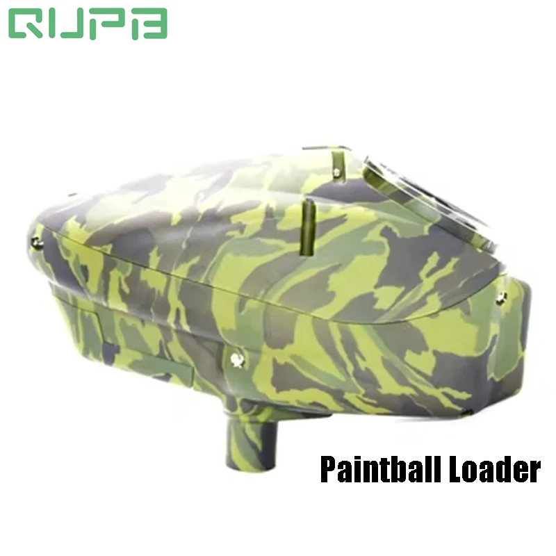 Motorized 180 Rounds Paintball Hopper Electronic Paintball Loader for airsoft equipment with High Performance for 0.68in