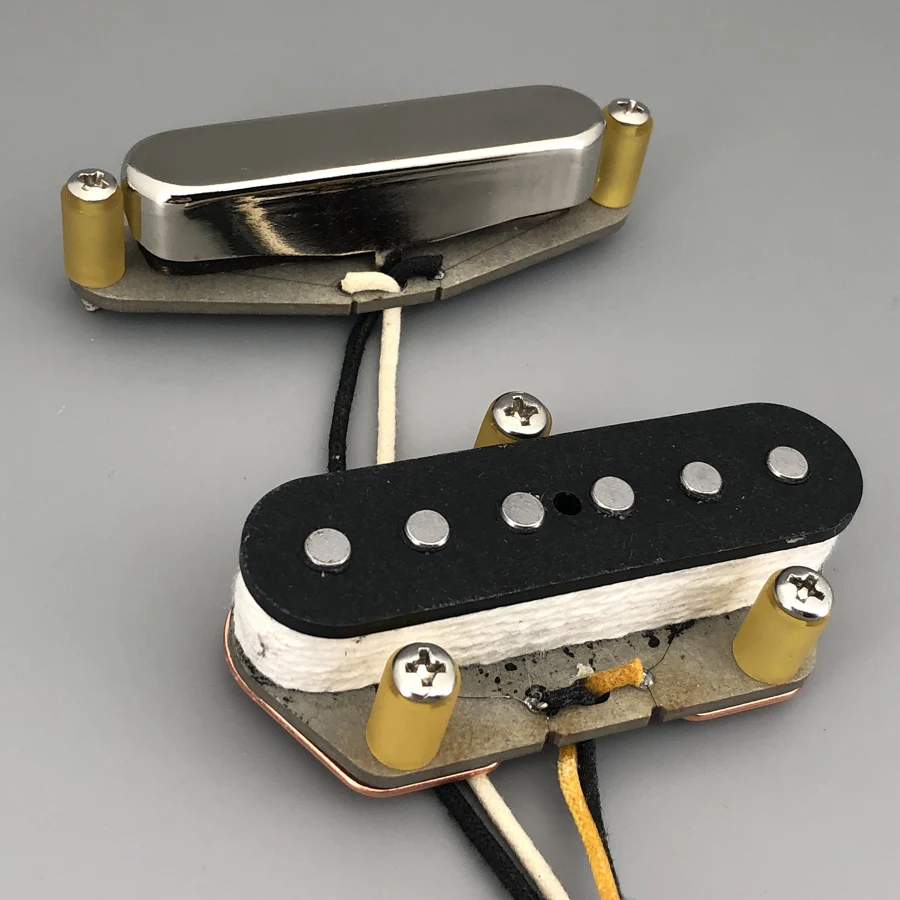 TELE Guitar Pickups V59 Broadcaster Handwound Alnico 5 Magnets 42 Plain Enemal Wires