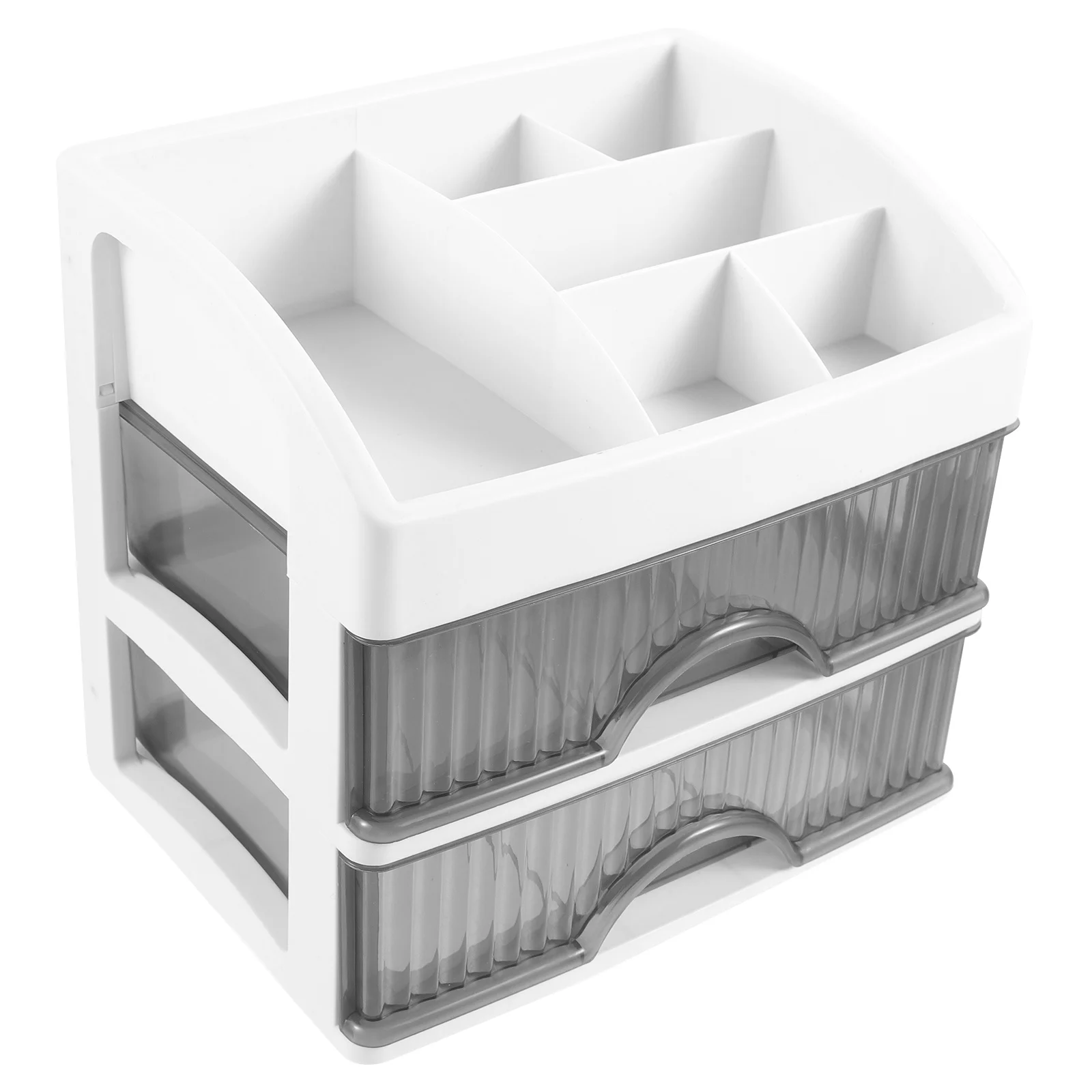 Plastic Desk Organizer Multi-Layer Storage Drawers Stationery Office Supplies Drawer Type Tabletop Organizer Box