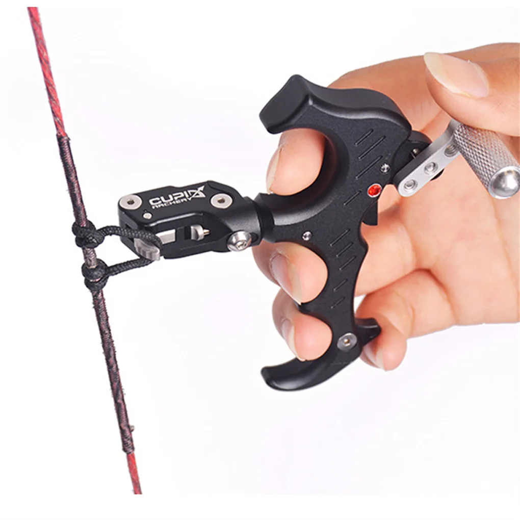 Archery Equipment Sturdy Hunter C5 Thumb Compound Bow Release Handle Outdoor Supplies Releasing Aid Arrow Accessories