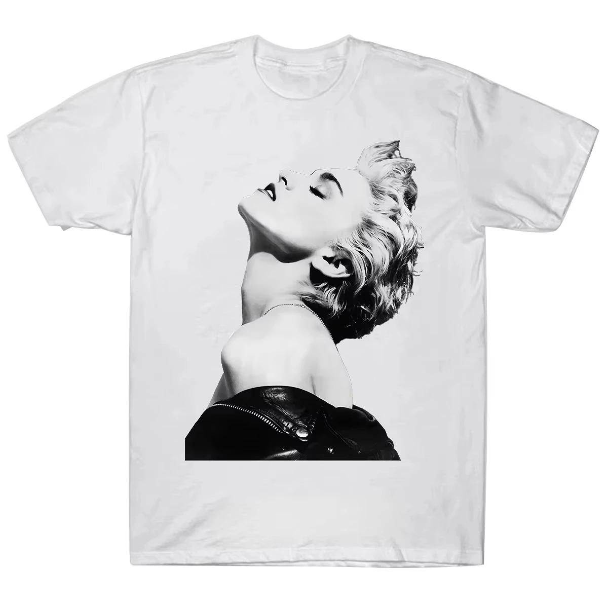 Vintage True Blue 80s Pop Queen Album Cover Graphic Tee Cotton Mens Womens T-Shirt Summer Streetwear