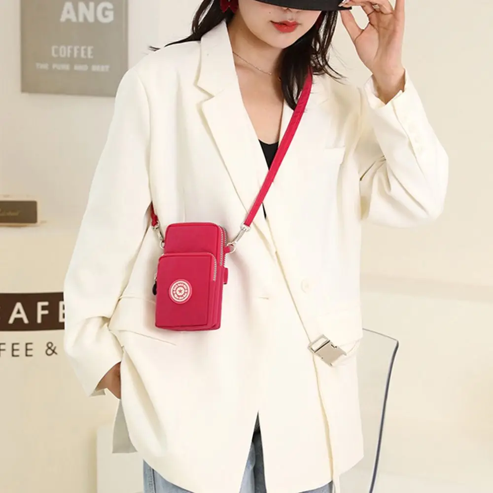 

Phone Bag Solid Color Makeup Bags Cosmetic Bags Wrinkle Arm Bag Small Shoulder Bag Korean Style Wallets Women Crossbody Bag