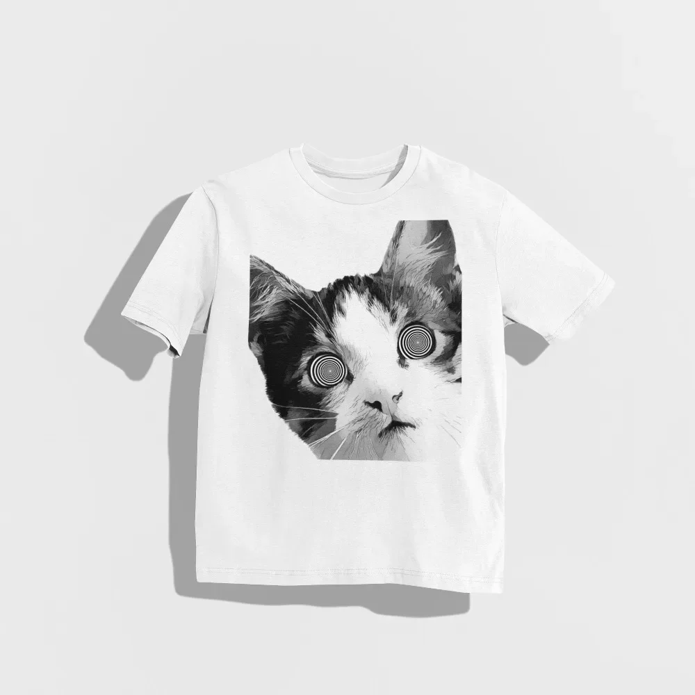 مخدر القط تي شيرت تريبي قميص القوطية Alt الملابس الظلام الجمالية موضة قميص مضحك القط قميص القط عاشق هدية #6