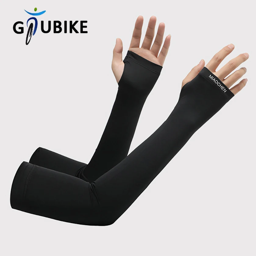 

GTUBIKE Универсальные спортивные нарукавники унисекс для защиты от солнца и УФ-излучения, для бега, рыбалки, велоспорта