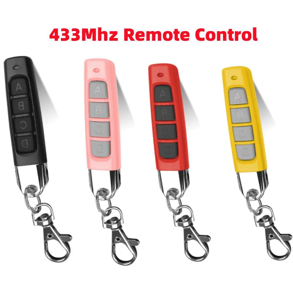 433MHz Cloning Duplicator Key 4-Button Universal Remote Controller for Garage Door Gate