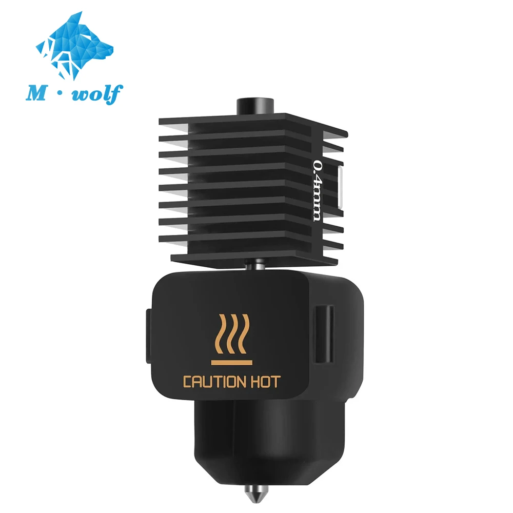 

Высокоскоростной Hotend сопло из закаленной стали + хромированный нагревательный блок, интегрированная конструкция для мини 3D-принтера Bambu Lab A1