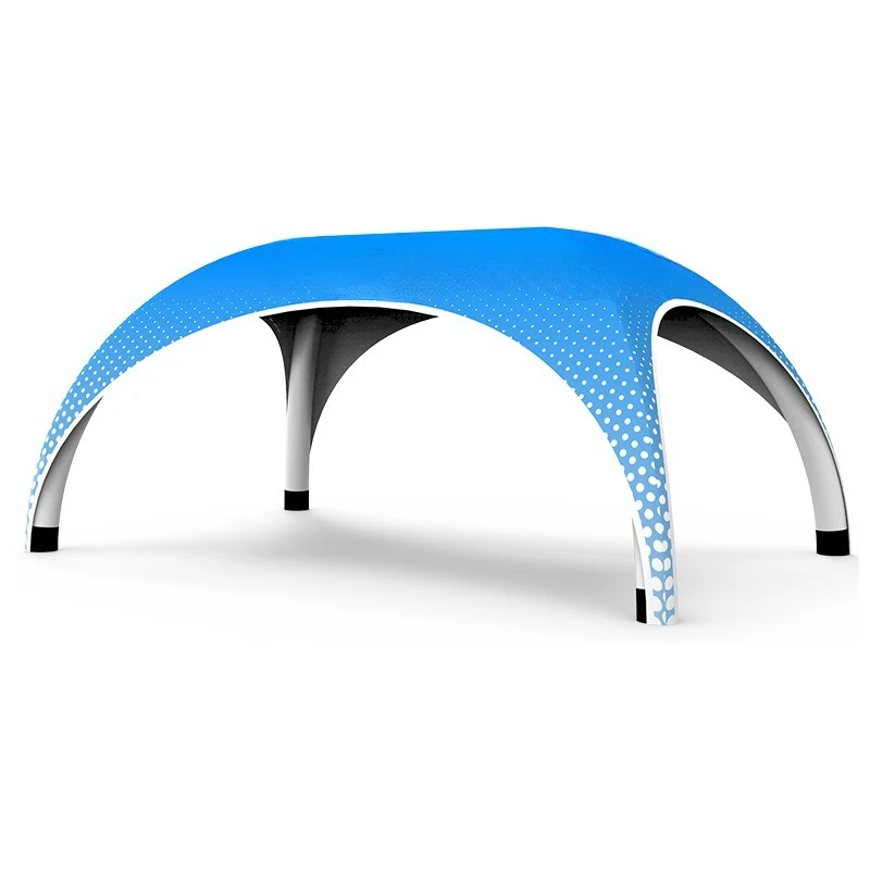 Inflatable tents for large-scale outdoor marketing events, no need to set up, quick-start sunshade, four-legged inflatable