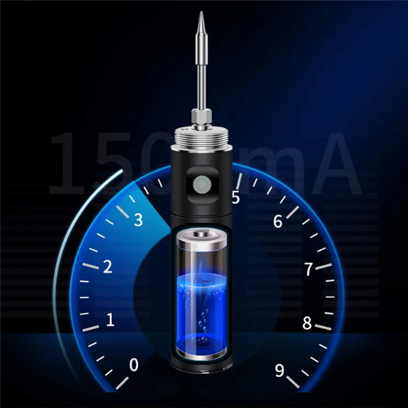 ABCL USB لحام الحديد DIY دليل راديو لحام الحديد مجموعة صغيرة مريحة قابل للتعديل درجة الحرارة المعدنية