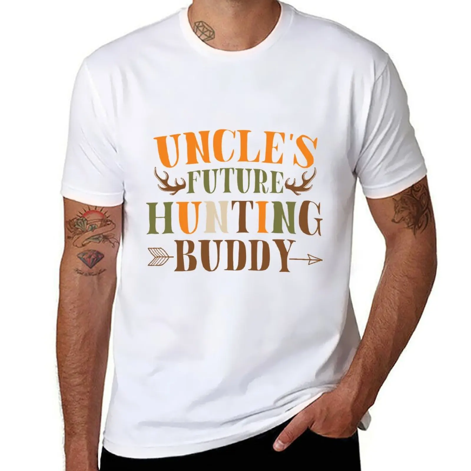 

Uncles Future Hunting Buddy T-Shirt t shirts for man graphic funny man t shirt cotton T-Shirt
