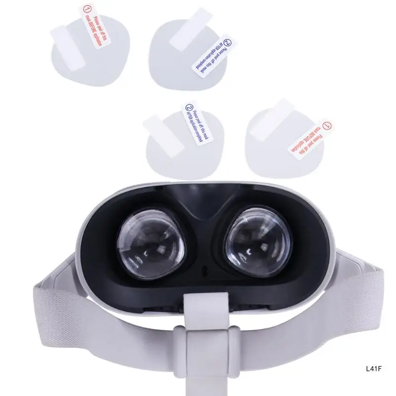 4Pcs/Set Anti-scratch Lens Protector Protective Film for Oculus Quest 2