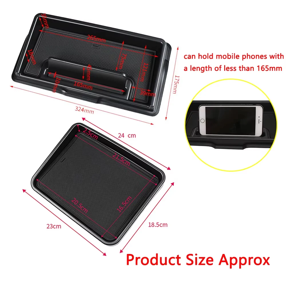 Center Console Dashboard Organizer Tray Phone Holder for Suzuki Jimny JB64 JB74 2019-2026 Storage Tidying Interior Accessories