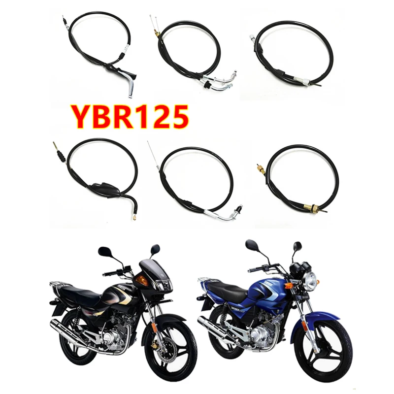 

Motorcycle Control Cables Throttle/Clutch/Speedometer/Front Brake Cable Wire for Yamaha Jianshe YBR125 JYM125