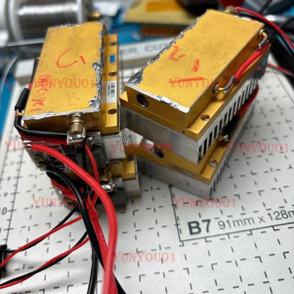 Raycus 120W Pump Source, Red Coaxial Heat Sink, Constant Current Drive Board, High Temperature Protection Switch