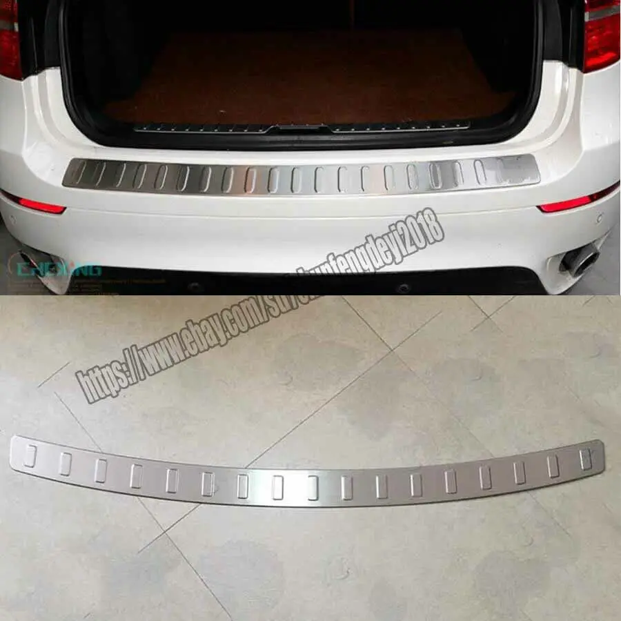 for-bmw-x5-e70-2007-2013-stainless-rear-bumper-protector-scuff-plate-cover-trim-car-accessories