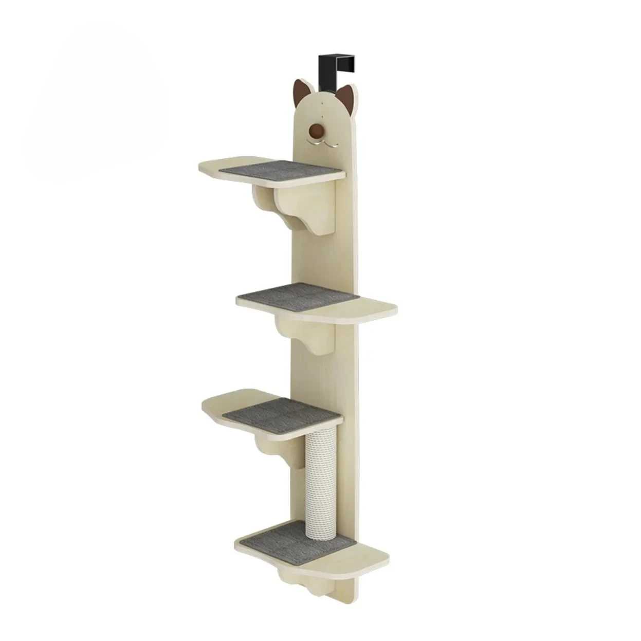 

Latest Wooden Cat Tree Metal Hook Stable And Load-bearing Zoomorphism Unique Cat Tree