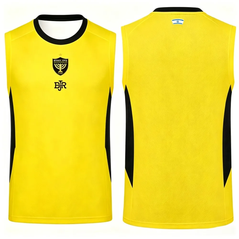 Beitar Jerusalem Sleeveless Training Waistcoat Vest , 2026 Summer New Men Breathable Fashion Quick Drying Sweatshirt Singlet