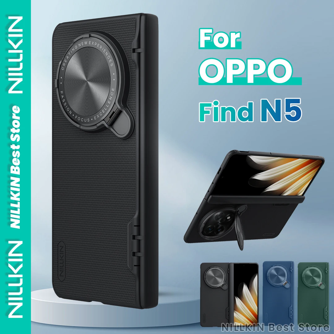 

Чехол Nillkin для телефона Oppo Find N5, шарнирная защита, крышка объектива камеры, подставка, текстурированный, 360, полное покрытие, противоударный, жесткий чехол