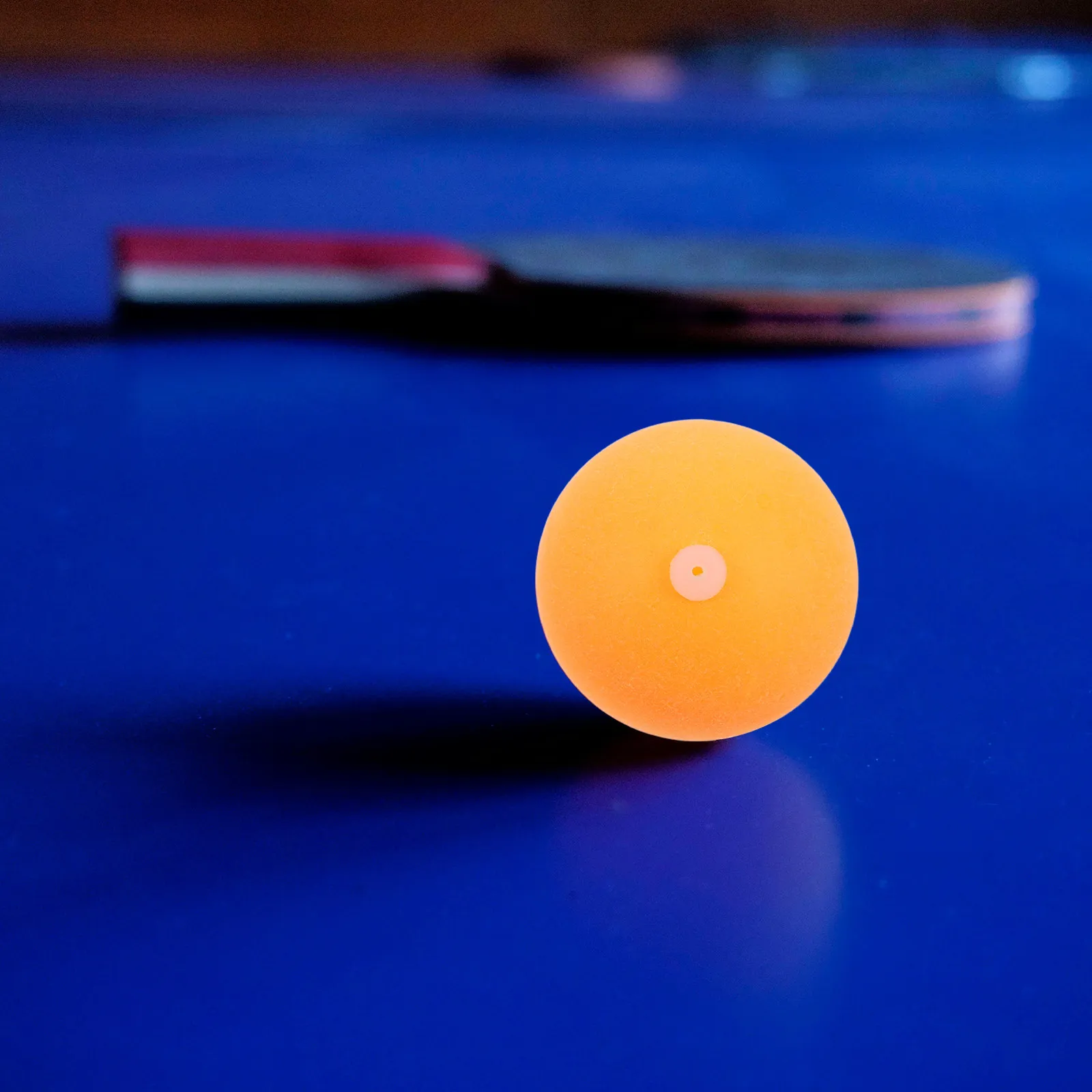 

50Pcs Training Table Tennis Balls Punch Holes Silicone for Home Table Tennis Trainer Stability Rotation Effect
