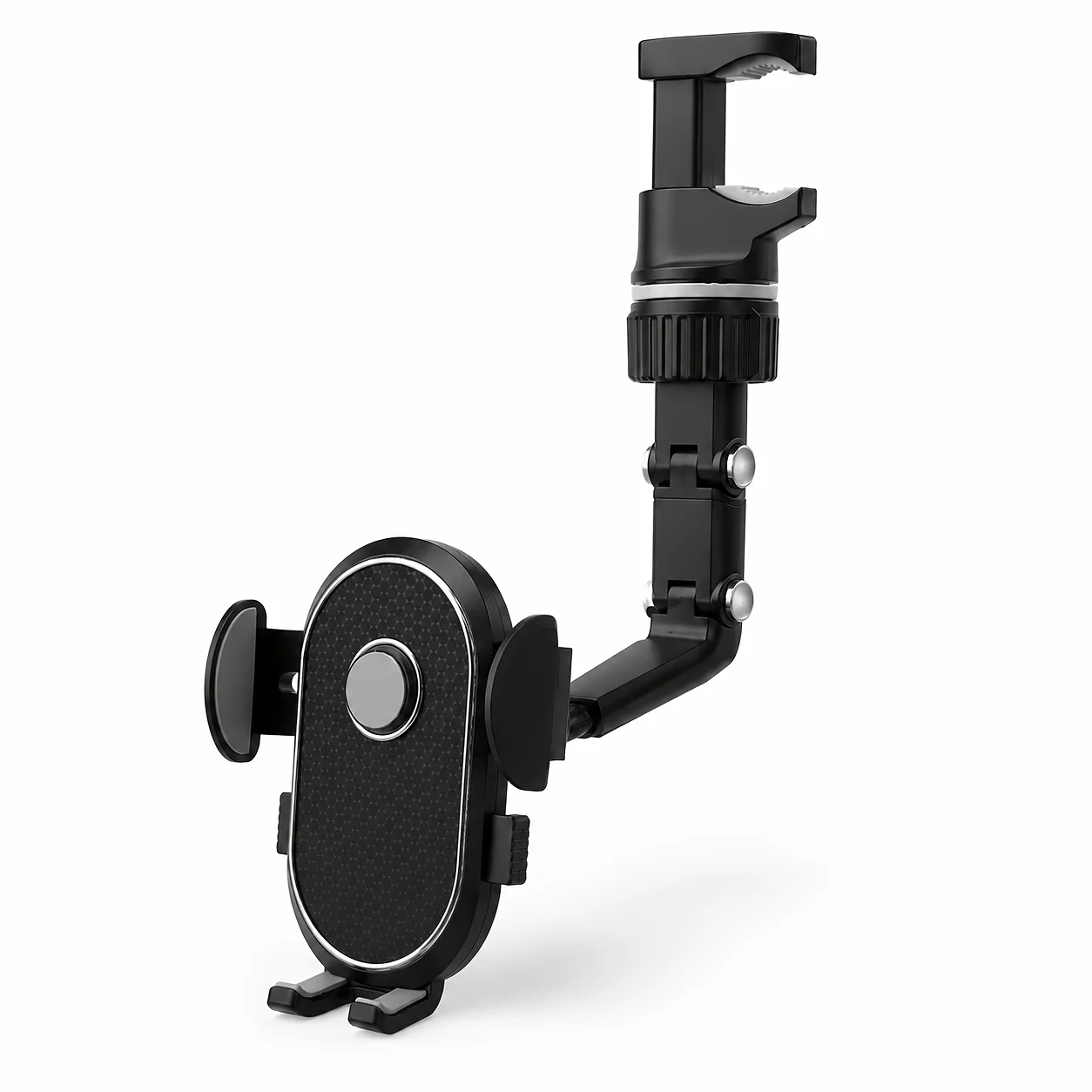 2-in-1-Autotelefonhalter, 360° drehbarer und verstellbarer Freisprechständer, höhenstabilisierter Autotelefonhalter mit sicherem Halt, robustes Kunststoffmaterial, stabile Autohalterung für GPS-Navigation, langlebiger – Detail 8