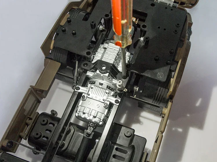 Automatic Continuously Variable Transmission Gearbox for 1/14 Tamiya RC Truck Trailer Tipper Scania MAN Benz Actros Volvo Car