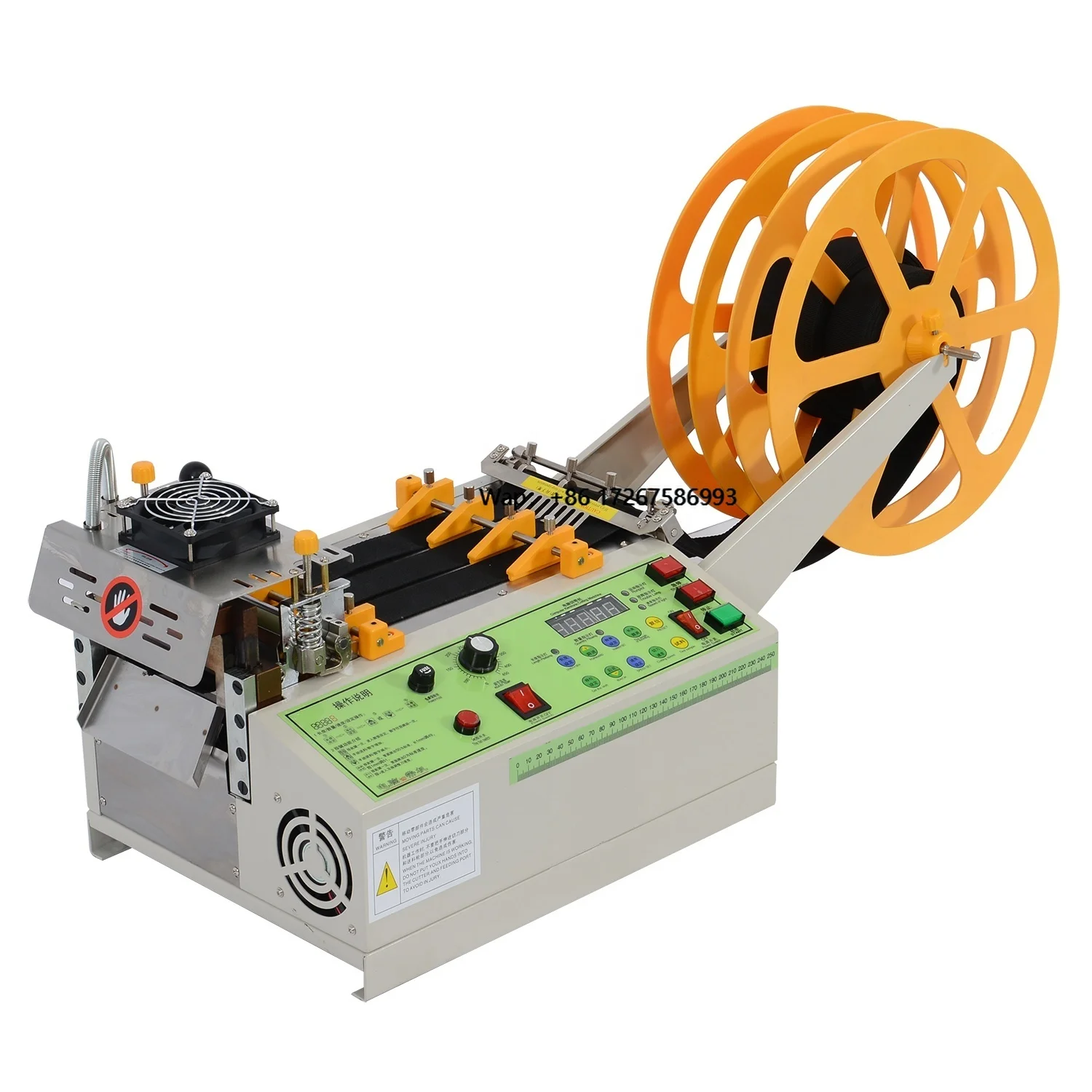 

Special mask belt cutting machine, mask elastic belt automatic cutting machine, mask nose bridge belt cutting machine